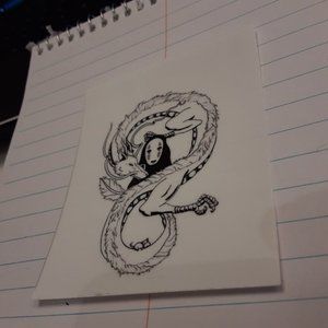 Spirited Away No face Sticker Kohaku
